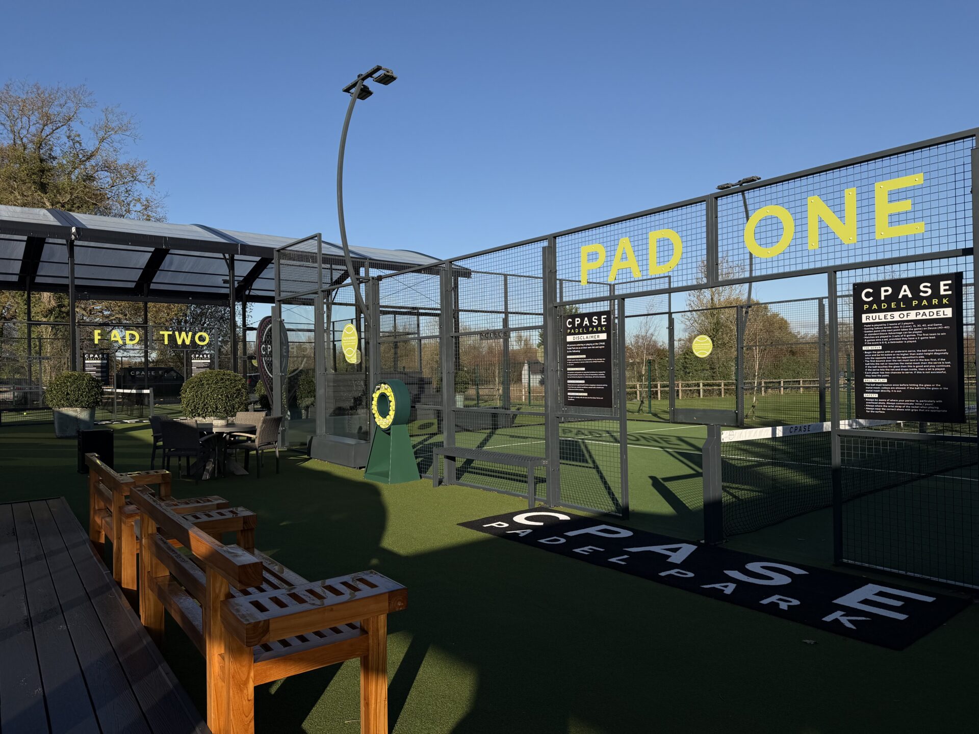 Padel Court 2 at Cpase